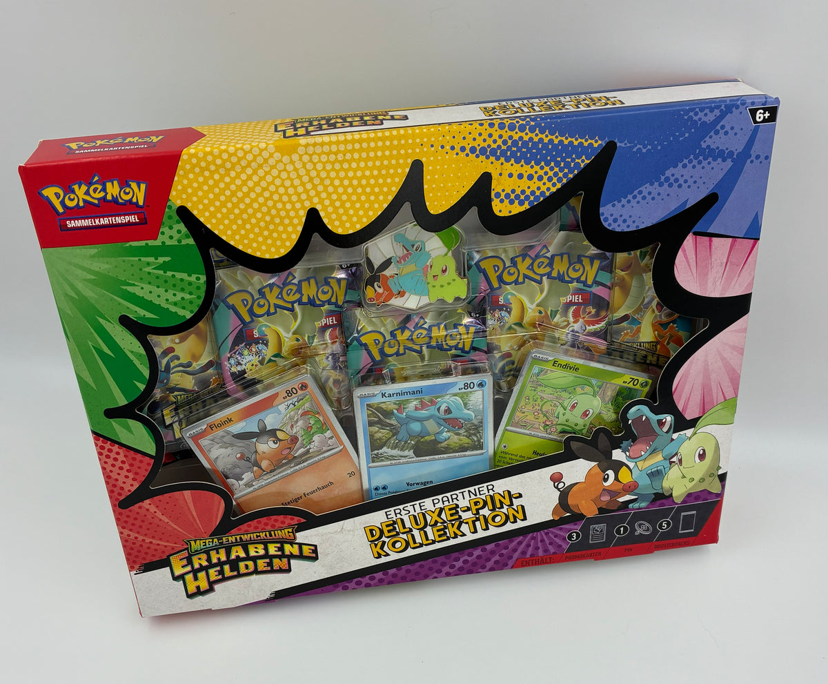 Pokémon Erhabene Helden First Partners Deluxe Pin Collection