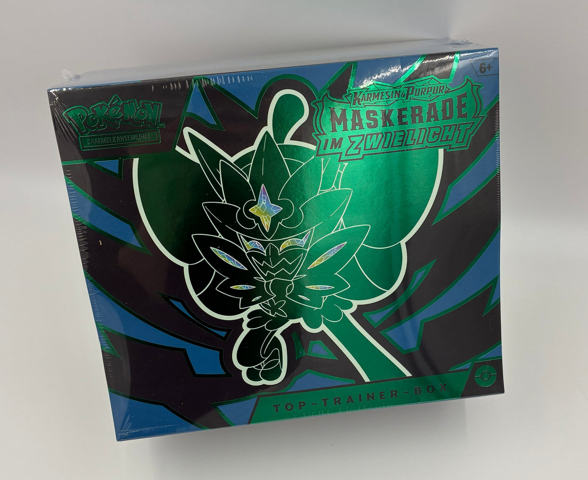 Pokémon Karmesin & Purpur: Top-Trainer-Box Maskerade im Zwielicht